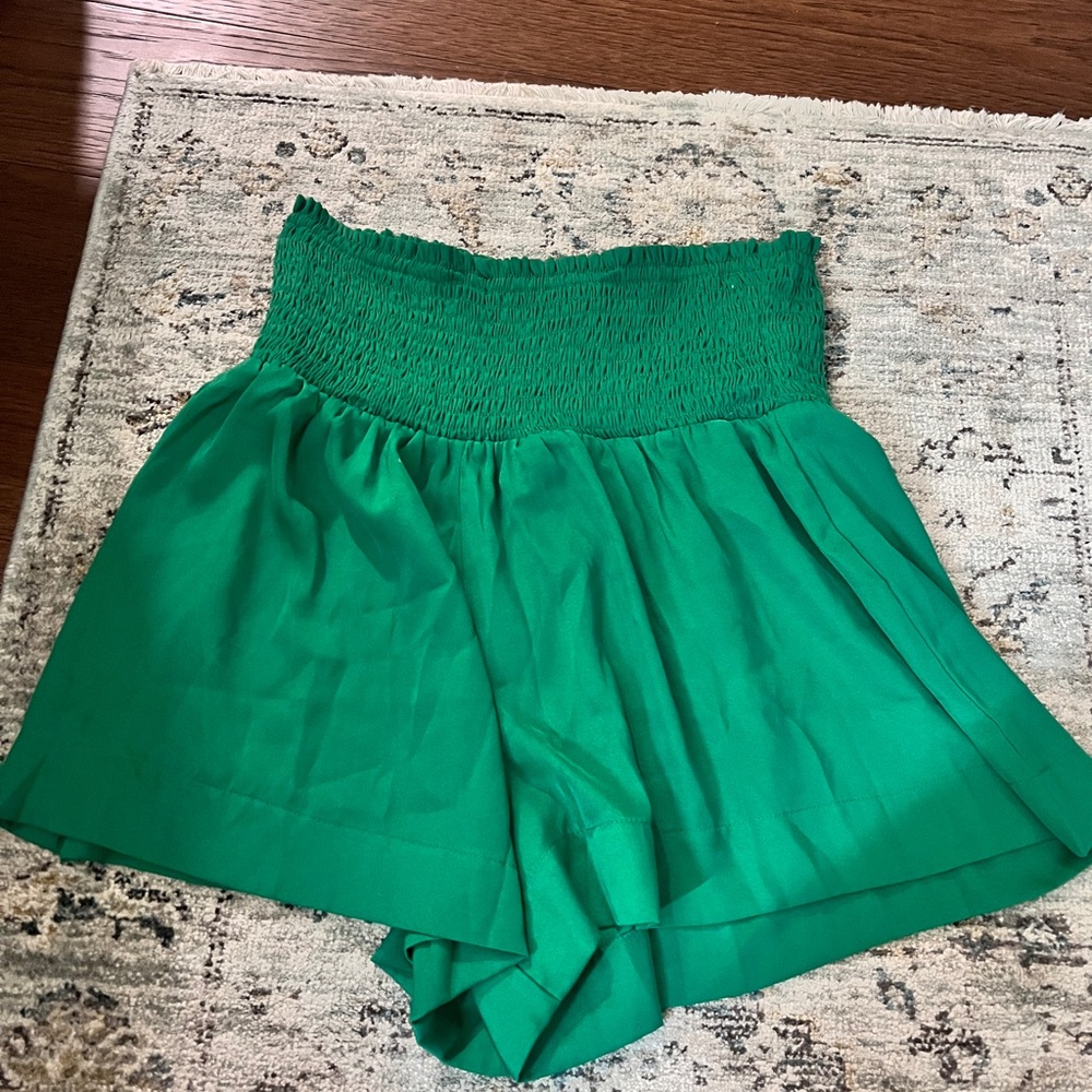 Emerald High Waist Women's Shorts
